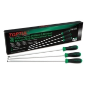 Набір викруток довгих 3 од. TOPTUL (PH1x250, PH2x250, SL5,5x400) GAAE0305
