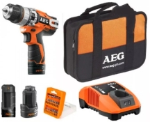 Дрель шуруповерт AEG BSB12C2 LI-KIT2B Дрель шуруповерт AEG BSB12C2 LI-KIT2B