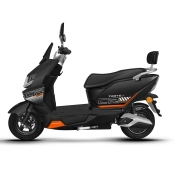 Скутер акумуляторний FORTE T11 чорно-помаранчевий