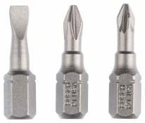 Набор бит Bosch Extra-Hart, 3 шт Набор бит Bosch Extra-Hart, 3 шт