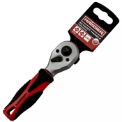 Ручка-тріскачка двостороння 3/8" і 1/4" 72 зубці HAISSER 70183 Ручка-тріскачка двостороння 3/8" і 1/4" 72 зубці HAISSER 70183