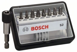 Набор бит Bosch Robust Line Extra-Hart PZ x 25 мм, 9 шт Набор бит Bosch Robust Line Extra-Hart PZ x 25 мм, 9 шт