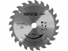 Диск пильный Yato победитовый по дереву 190х20x2.2x1.5мм (YT-60634) Диск пильный Yato победитовый по дереву 190х20x2.2x1.5мм (YT-60634)