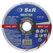 Коло відрізне S&R Meister A 36 S BF 125x1,6x22,2 (131016125) Коло відрізне S&R Meister A 36 S BF 125x1,6x22,2 (131016125)
