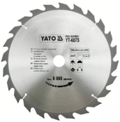 Диск пильный YATO по дереву 300х30x3.2x2.2 мм, 24 зубца (YT-6075) Диск пильный YATO по дереву 300х30x3.2x2.2 мм, 24 зубца (YT-6075)