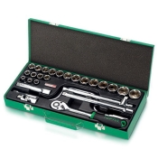 Набор инструмента TOPTUL 1/2" 26 ед. (12-гр.) GCAD2602