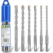 Набір бурів S&R SDS-plus 6 шт. у тубусі