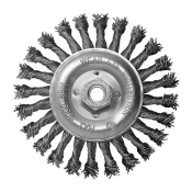 Щетка дисковая S&R, стальная плетенная проволока 150, ворс 0,8мм (135584150)