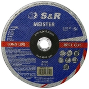 Круг отрезной по металлу S&R Meister A 30 R BF 230x2,5x22,2 (131025230) Круг отрезной по металлу S&R Meister A 30 R BF 230x2,5x22,2 (131025230)