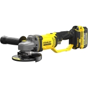 Шлифмашина угловая аккумуляторная - болгарка аккумуляторная STANLEY FATMAX SFMCG400M2K Шлифмашина угловая аккумуляторная - болгарка аккумуляторная STANLEY FATMAX SFMCG400M2K