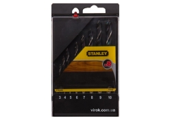 Набір свердл по дереву STANLEY STA56006-QZ Ø= 3-10 мм 8 шт.