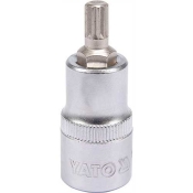 Головка торцевая с отверточной насадкой Spline YATO YT-04342 1/2" M8 x 55 мм Головка торцевая с отверточной насадкой Spline YATO YT-04342 1/2" M8 x 55 мм
