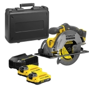Пила циркулярная аккумуляторная STANLEY FATMAX SFMCS550M2K Пила циркулярная аккумуляторная STANLEY FATMAX SFMCS550M2K