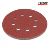 Папір шліфувальний Stark D125 мм 8 отворів зернистість 120 5 шт.