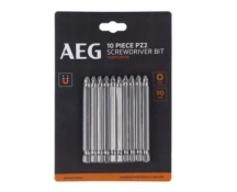 Набір біт AEG ASDPZ29010 РZ2x90 мм 10 шт Набір біт AEG ASDPZ29010 РZ2x90 мм 10 шт