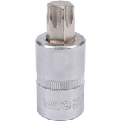 Головка торцева з насадкою викрутковою TORX YATO YT-04318 1/2" Т60 x 55 мм Головка торцева з насадкою викрутковою TORX YATO YT-04318 1/2" Т60 x 55 мм