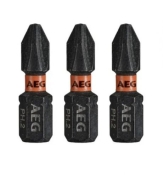 Набір ударних біт AEG AAK253PH2 РН2x25 мм 3 шт Набір ударних біт AEG AAK253PH2 РН2x25 мм 3 шт