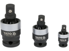 Удлинители карданные ударные YATO YT-10642 квадраты 1/2", 3/8", 1/4" 3 шт Удлинители карданные ударные YATO YT-10642 квадраты 1/2", 3/8", 1/4" 3 шт