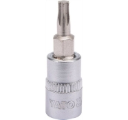 Головка торцевая с отверточной насадкой TORX YATO YT-04304 1/4" Т20 x 37 мм Головка торцевая с отверточной насадкой TORX YATO YT-04304 1/4" Т20 x 37 мм