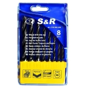 Набір свердел по дереву S&R 8 шт.