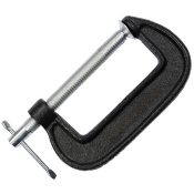 Струбцина з гвинтовим затиском "G" подібна VOREL 38431 l= 75 мм