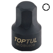 Головка-біта 1/4" HEX TOPTUL 8 мм (цільна) BCDB0808