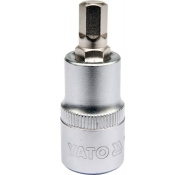 Головка торцева з насадкою викрутковою HEX YATO YT-04383 1/2" H7 x 55 мм Головка торцева з насадкою викрутковою HEX YATO YT-04383 1/2" H7 x 55 мм