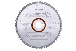 Пильный диск Metabo Laminate cut HW/CT 216х2.4/1.8x30, Z60 FZ/TZ 0° 628442000 Пильный диск Metabo Laminate cut HW/CT 216х2.4/1.8x30, Z60 FZ/TZ 0° 628442000