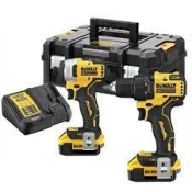 Набір з двох інструментів акумуляторних безщіткових DeWALT DCK2062M2T Набір з двох інструментів акумуляторних безщіткових DeWALT DCK2062M2T