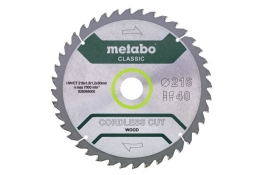 Пильный диск Metabo Cordless cut Classic HW/CT 254х2.2/1.6x30 Z48 WZ 5° /B 628691000 Пильный диск Metabo Cordless cut Classic HW/CT 254х2.2/1.6x30 Z48 WZ 5° /B 628691000