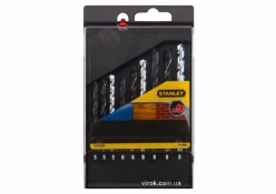 Набор сверл универсальных STANLEY STA56005-QZ Basic металл/кирпич/дерево, Ø=5, 6, 8 мм. 9 шт.