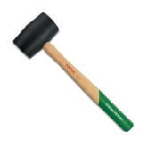 Молоток гумовий TOPTUL L327 мм 450 г HABF1633