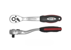 Тріщатка 1/2" з вигнутою ручкою YATO YT-0318 250 мм 72 зубці Тріщатка 1/2" з вигнутою ручкою YATO YT-0318 250 мм 72 зубці