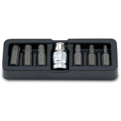 Набор биты для отвертки TORX TOPTUL 10 мм T25-T55 7 ед. GAAT0705