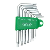 Набор ключей TOPTUL TORX Г-обр. T10-T40 7 ед. GAAL0705