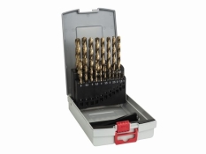 Набір свердел по металу Bosch HSS-TiN ProBox, 19 шт