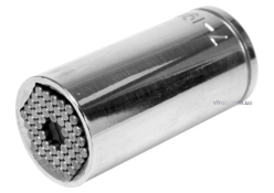 Головка торцевая универсальная VOREL 53002 квадрат 3/8", M 7-19, L=53 мм, CrV Головка торцевая универсальная VOREL 53002 квадрат 3/8", M 7-19, L=53 мм, CrV