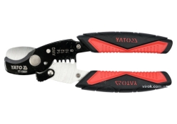 Ножиці для дроту YATO YT-19691 Ø=10,5/3 мм, зі знімачем ізоляції Ø=1.6-3.2 мм, l=170 мм Ножиці для дроту YATO YT-19691 Ø=10,5/3 мм, зі знімачем ізоляції Ø=1.6-3.2 мм, l=170 мм