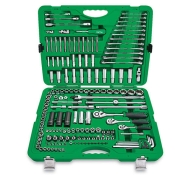 Набор инструмента комбинированный TOPTUL 1/4", 3/8", 1/2" 163 ед. GCAI163R