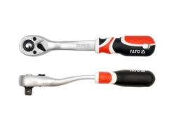 Тріщатка 1/2" з вигнутою ручкою YATO YT-0732 255 мм 72 зубці