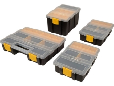 Органайзеры в наборе 4 ед. VOREL: 2-22x15.5x6 см, 1-22x15.5x12 см, 1-22x29x6 см