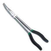 Длинногубцы изогнутые TOPTUL 280 мм (угол 45°) DFAH1211