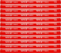 Карандаши столярные с твердостью HB YATO YT-692612 L=175х5х2 мм. 12 шт, в деревянной красной оболочке Карандаши столярные с твердостью HB YATO YT-692612 L=175х5х2 мм. 12 шт, в деревянной красной оболочке