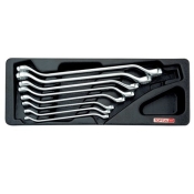 Набор накидных ключей TOPTUL 6-22 мм (угол 45°)  8 ед. (в ложементе) GAAT0806