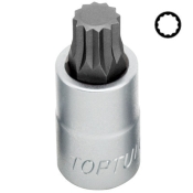 Насадка TOPTUL SPLINE M12 L55 мм 1/2" BCHA1612 Насадка TOPTUL SPLINE M12 L55 мм 1/2" BCHA1612