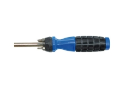 Викрутка VOREL 65041 з гумовою ручкою + насадки 6 шт Викрутка VOREL 65041 з гумовою ручкою + насадки 6 шт