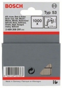 Скобы тип 53 Bosch 4 мм, 1000 шт Скобы тип 53 Bosch 4 мм, 1000 шт