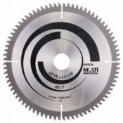 Диск пильный Bosch Multi Material 216х30, Z80