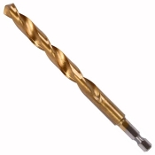 Свердло по металу з шестигранним хвостовиком 1/4" YATO YT-44772 HSS-TIN 10 x 133/87 мм Свердло по металу з шестигранним хвостовиком 1/4" YATO YT-44772 HSS-TIN 10 x 133/87 мм