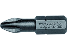 Насадка викруткова YATO YT-7808 "Philips" PH2 x 25 мм HEX 1/4", AISI S2 50 шт Насадка викруткова YATO YT-7808 "Philips" PH2 x 25 мм HEX 1/4", AISI S2 50 шт